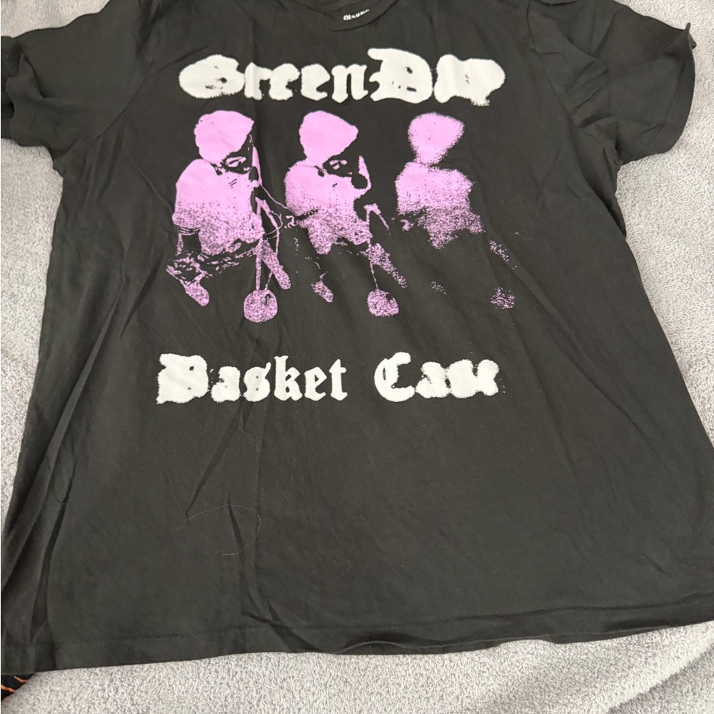 Old Navy Black Graphic Tee Green Day men’s XL